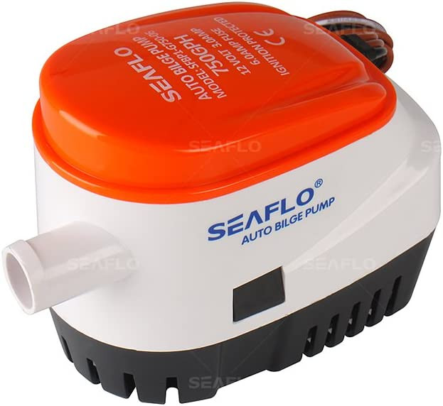 SEAFLO Automatic Submersible Boat Bilge Water Pump 12v Auto with Float  Switch-New 750gph